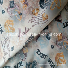 100% Polyester Taft Stoff gedruckt Gebrauch für Kleid Futter Heimtextil